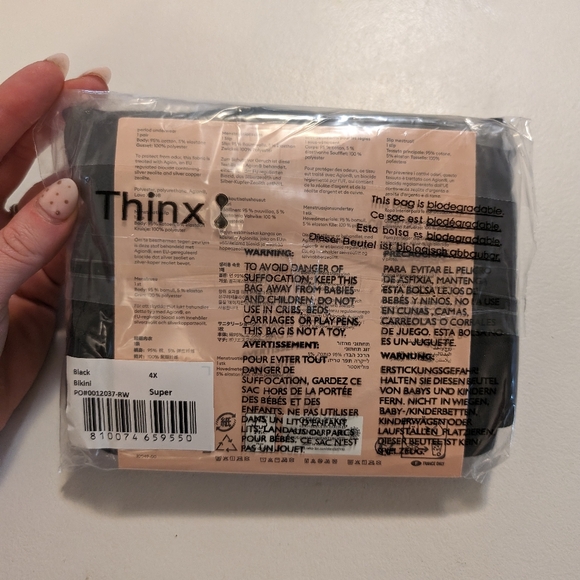 NWT 3 pk Thinx Period Bikini Underwear - Picture 3 of 8